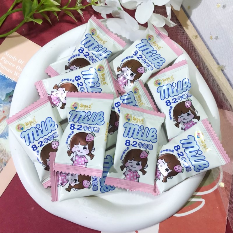 跳跳龙特浓巧克力牛奶糖结婚庆零食小众网红伴手礼添加益生菌散装