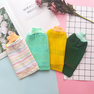 澡巾搓澡巾永江牌强力搓泥双面男女 儿童通用 粗细中砂沐浴擦手套