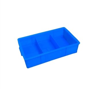 200 冰盒塑料周转分格箱多格螺丝分类禹零件盒三格箱外350 85mm