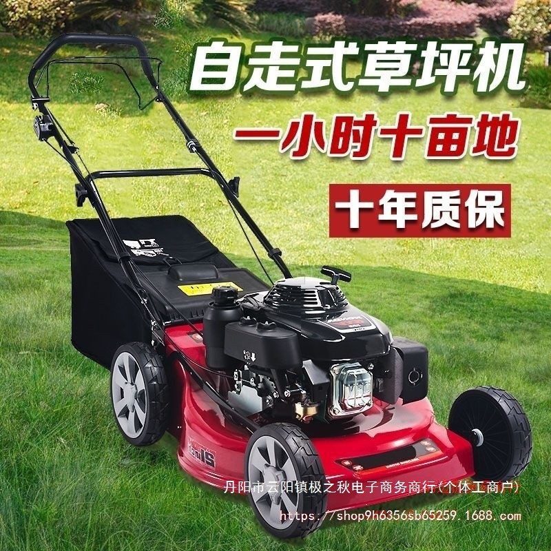 园林割草机手推式割草机草坪四冲程大功率草坪机新款除草机农用