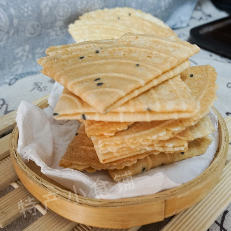 重庆文创玫瑰之秀椰汁脆饼105g芝麻葱花原味即食休闲零食过节送礼