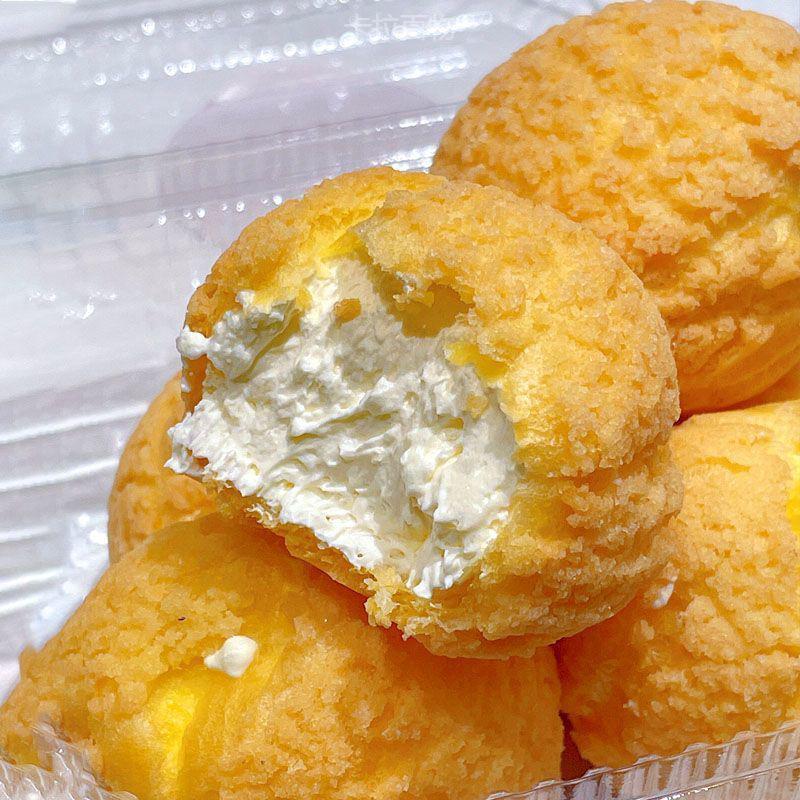 爆浆奶油泡芙麻薯营养蛋糕夹心面包早餐零食代餐学生整箱便宜