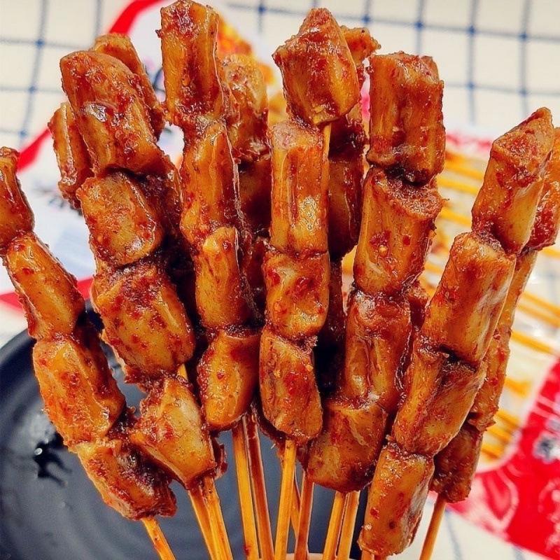 君盈素羊肉串80克串串香大包豆乾香辣零食小吃怀旧串香豆制品