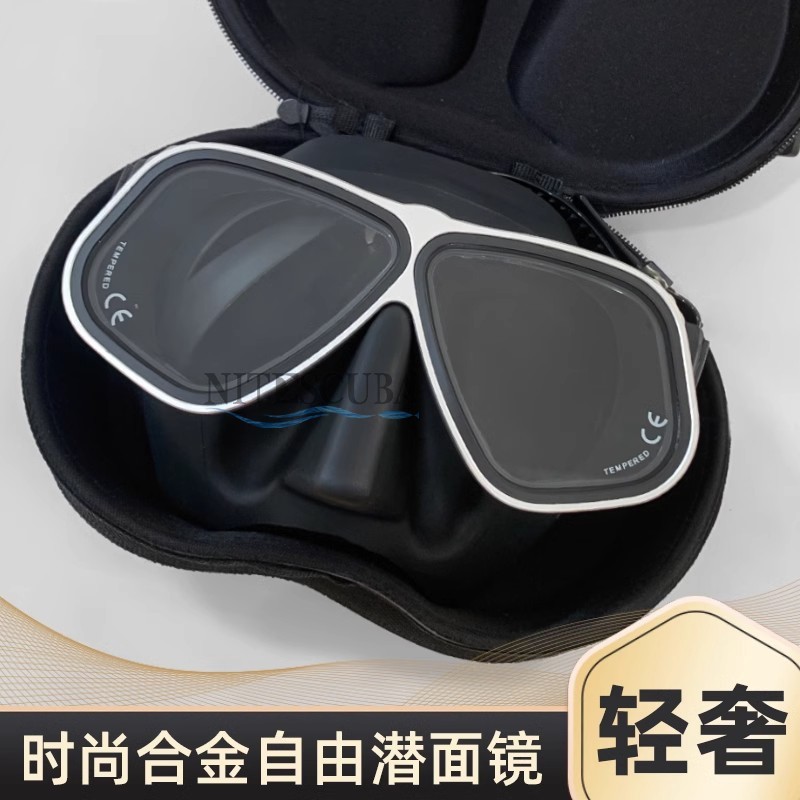 阿波罗同款自由潜水肺面镜可配近视防水防雾美人鱼大神面镜Apollo