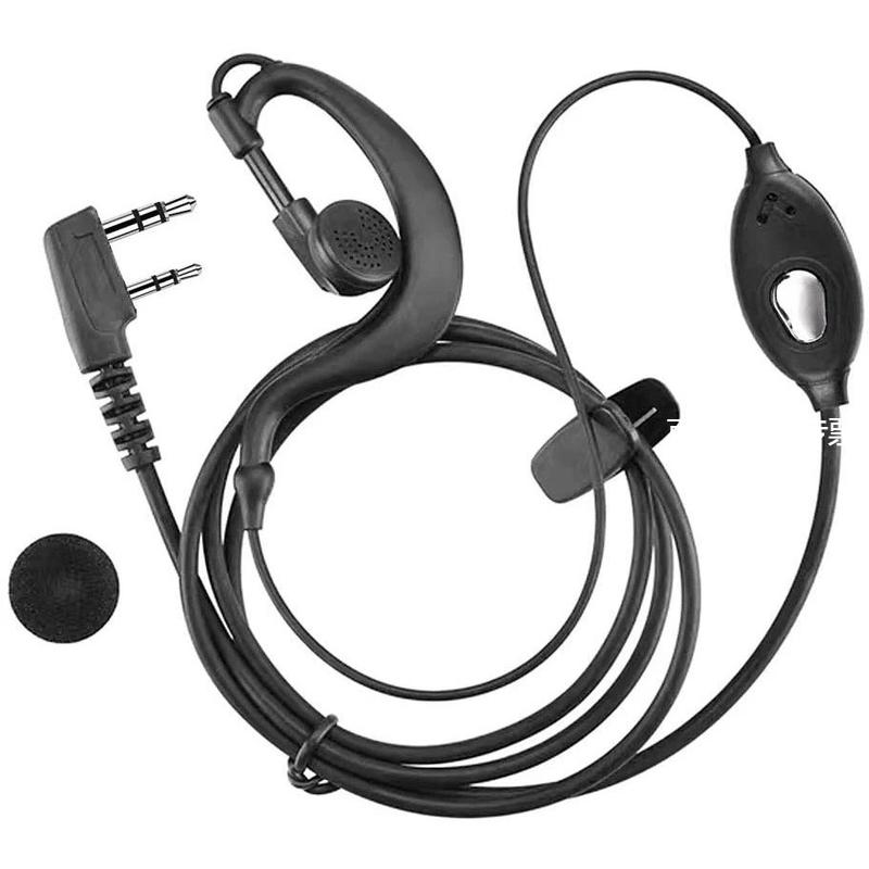 宝锋对讲机耳机宝峰992K头通用皮线耳麦BF-888S UV5R耳机工厂