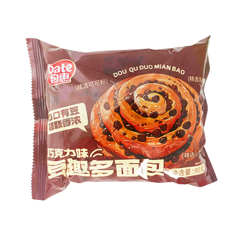 约惠面包豆趣多夹心面包奶油红豆早餐主食酸奶吐司学生零食糕点