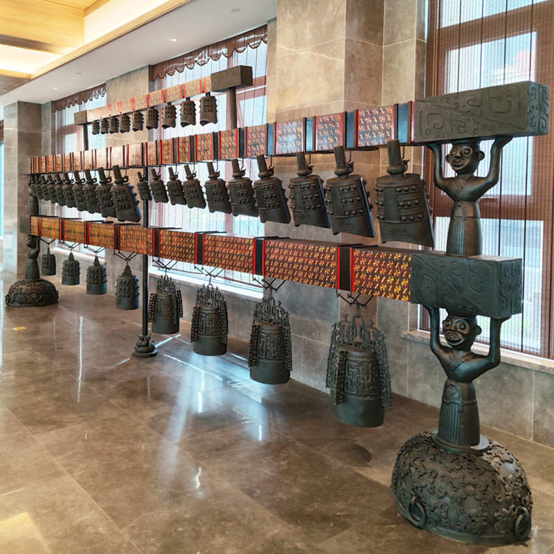 定音许国编钟 曾侯乙编钟乐器一套可演奏仿古青铜器复制品1:1定制