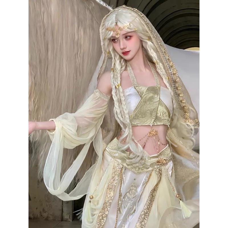 异域风情服装西域舞姬敦煌飞天舞蹈服古风汉元素汉服女沙漠旅拍