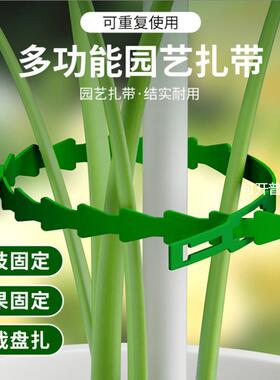 多用途鱼骨刺绿色菜园用绑扎带园林线扎带园艺鱼骨扎线植物绑枝机