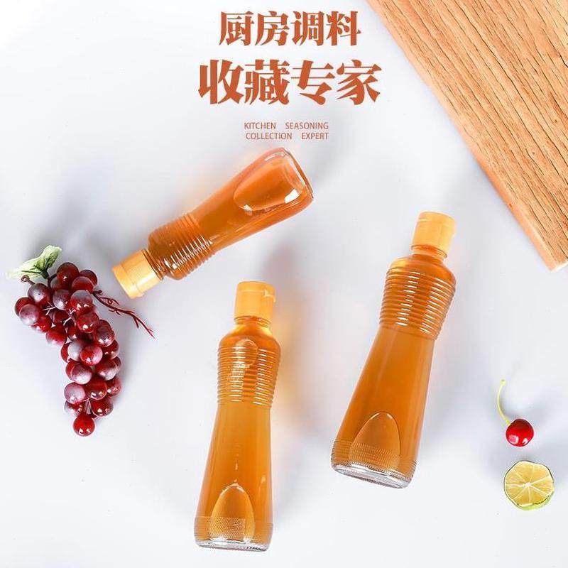 用香油香油厨房防漏小油壶密封瓶油瓶玻璃芝麻油山茶油商用带盖