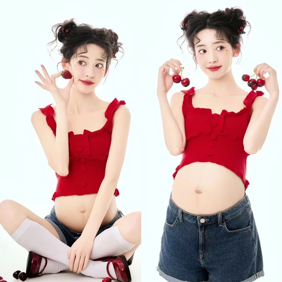 影楼新款孕妈拍照服饰韩系纯欲风孕妈咪室内大肚照服装在家拍