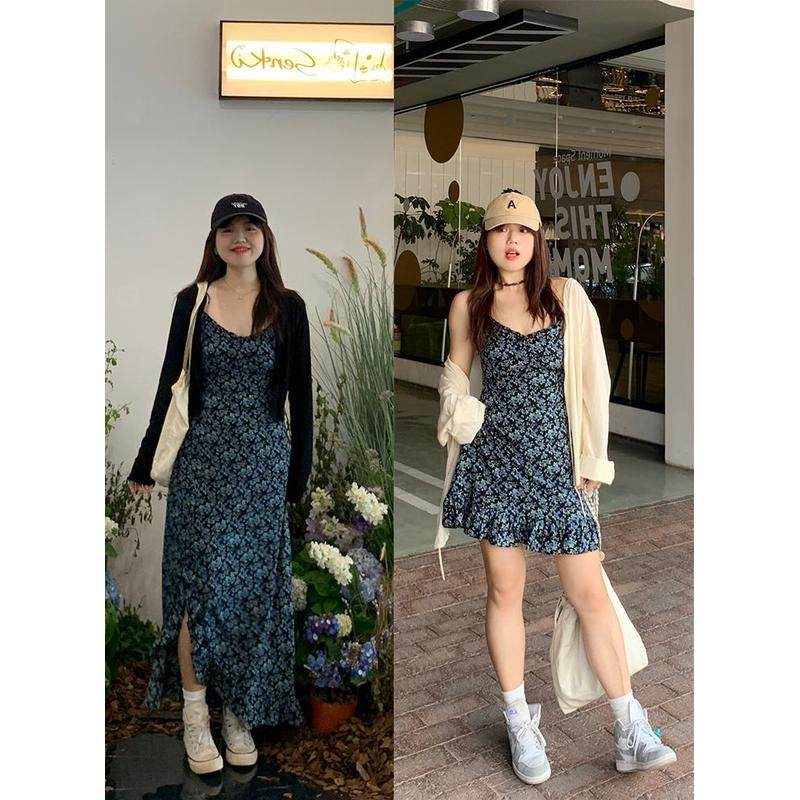 微胖大码早秋显瘦V领绑带A字碎花裙+开衫套装,女装/女士精品,大码套装,淘宝优惠券,粉丝福利购,淘宝优惠卷