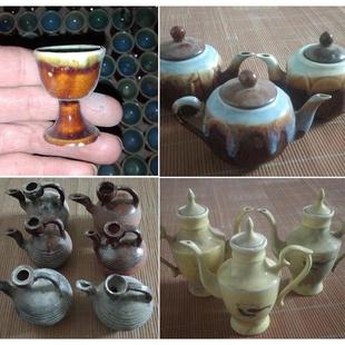 民俗怀旧老物件老式小酒壶老茶壶水壶瓷壶影视道具复古装饰摆件