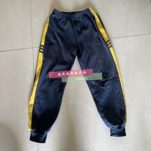 初高中小学校服裤春秋藏青品黄色运动裤宽松加绒保暖校服裤四季裤