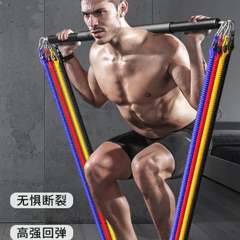 弹力绳健身男拉力器家用胸肌臂力训练器材深蹲阻力带练背运动神器