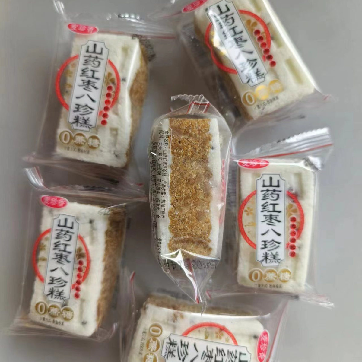麦珍香黑米咸糕薏米桂花糕山药红枣八珍糕芡实糕独立包装休闲零食