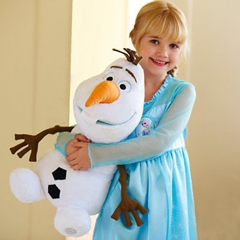 Hot Movies Frozen 30cm 50cm Olaf Plush Kawaii Snowman Cartoo