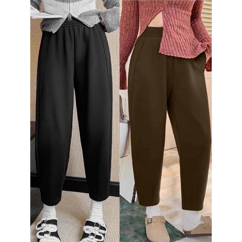 大码冬季新款直筒女显瘦胖mm梨形身材萝卜九分,女装/女士精品,大码裤装,淘宝优惠券,粉丝福利购,淘宝优惠卷