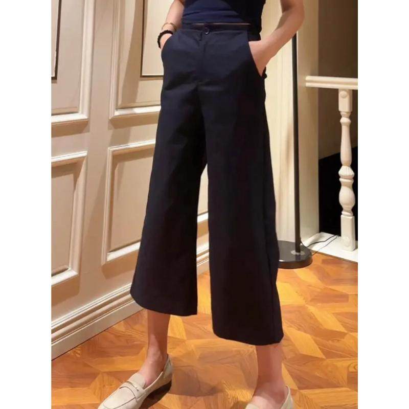 2025夏季薄款裤女大码直筒胖mm宽松显瘦八分阔腿裤,女装/女士精品,大码裤装,淘宝优惠券,粉丝福利购,淘宝优惠卷