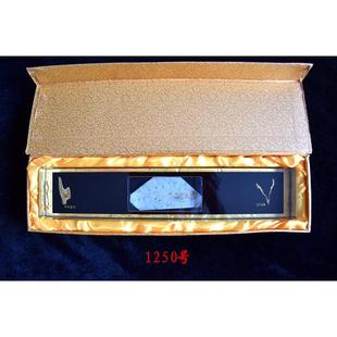 天然狼鳍鱼化石水晶镇纸古生物化石文房四宝毛笔字书法压纸用镇尺