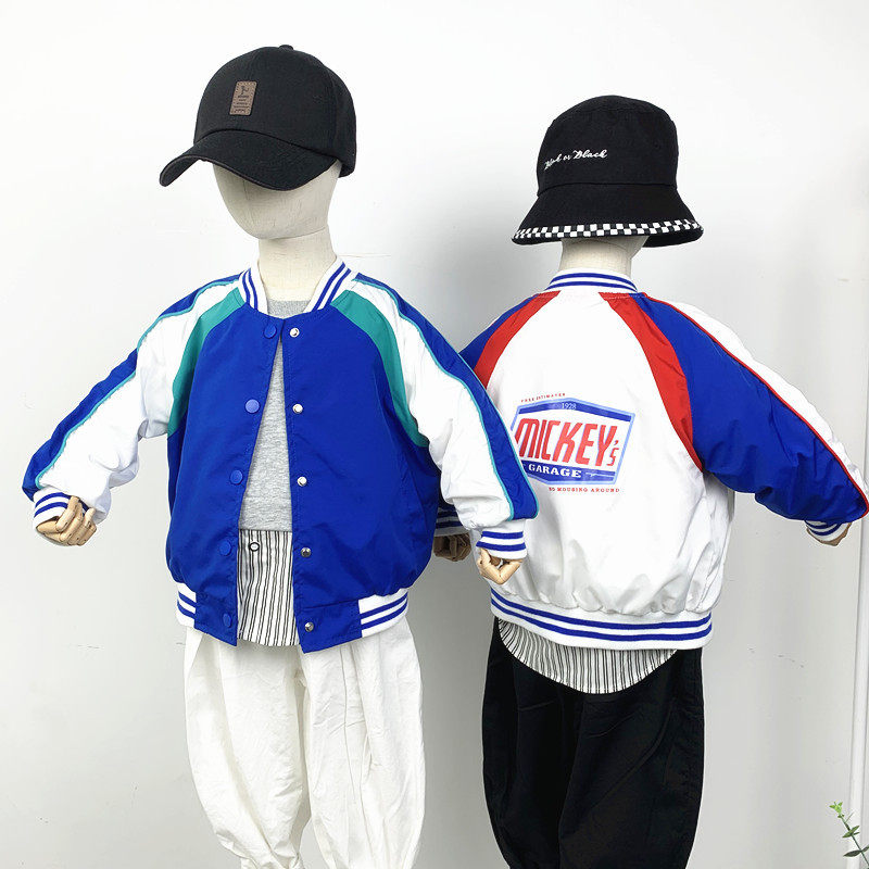 帅气百搭清新撞色棒球服 男童春秋款洋气双层开衫潮,童装/婴儿装/亲子装,普通外套,淘宝优惠券,粉丝福利购,淘宝优惠卷