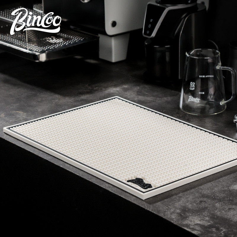 Bincoo咖啡吧台垫沥水垫子桌面防滑垫手柄压粉垫咖啡器具收纳垫