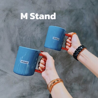 【现货】mstand格子杯碟套组