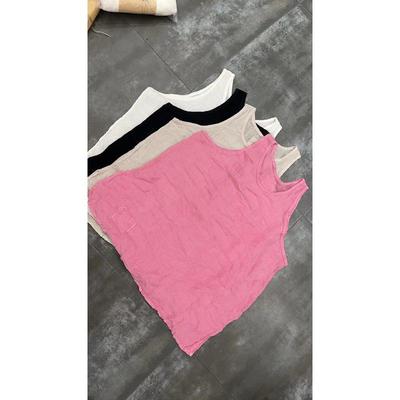 3384肌理麻砂洗炒色宽松大码春季新款做旧