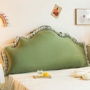 法式床头靠垫卧室双人床上靠枕沙发大靠背榻榻米软包护腰绑带拆洗