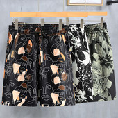 350斤加肥加大男特大号大裤 宽松五分裤 衩休闲胖子夏季 沙滩裤