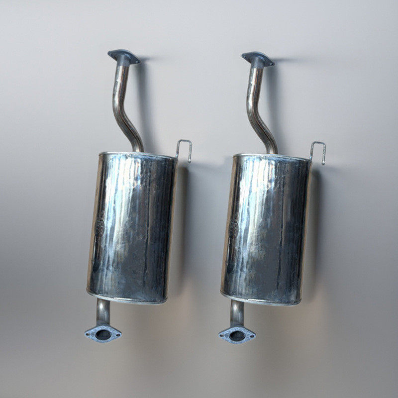 汽车消声器加厚不锈钢排气管中段短钩适用长城哈弗H3汽车消音器