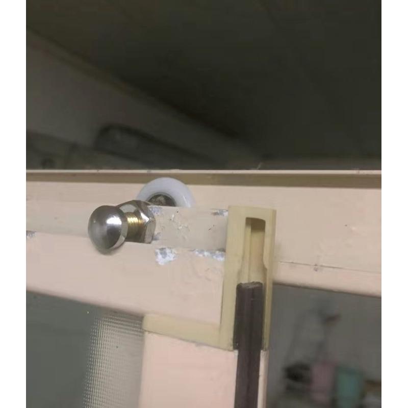 淋浴门上轨玻璃配件滚轮玻璃门浴室门圆弧移门道吊淋浴房老式滑轮