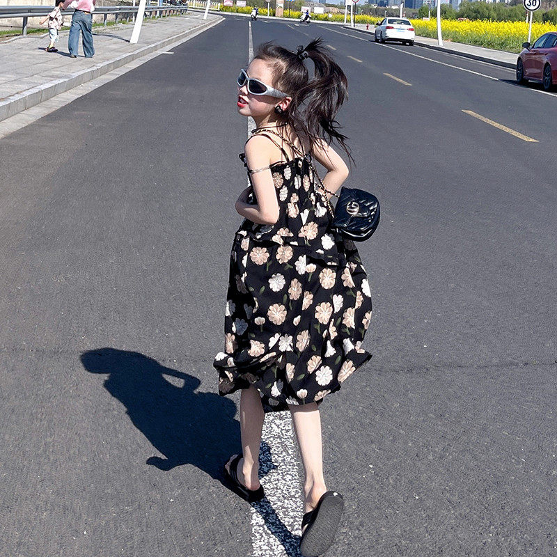 雪纺2025夏装新款大儿童夏季小孩洋气潮,童装/婴儿装/亲子装,连衣裙,淘宝优惠券,粉丝福利购,淘宝优惠卷