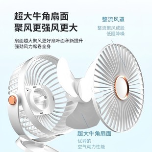 小风扇夹式 新品 静音办公室桌面小型宿舍床头婴儿推车学生usb充电