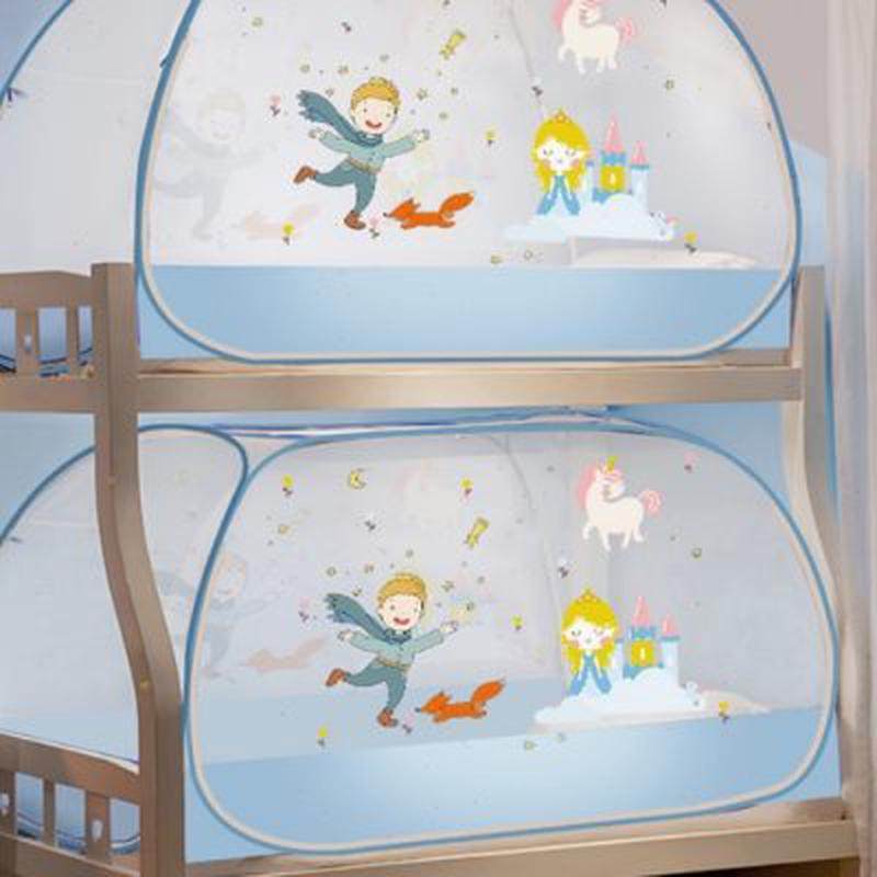 子母床蚊帐下铺1.5m1.8米免安装学生宿舍儿童床上铺1.2m135蒙古包,床上用品,蚊帐,淘宝优惠券,粉丝福利购,淘宝优惠卷