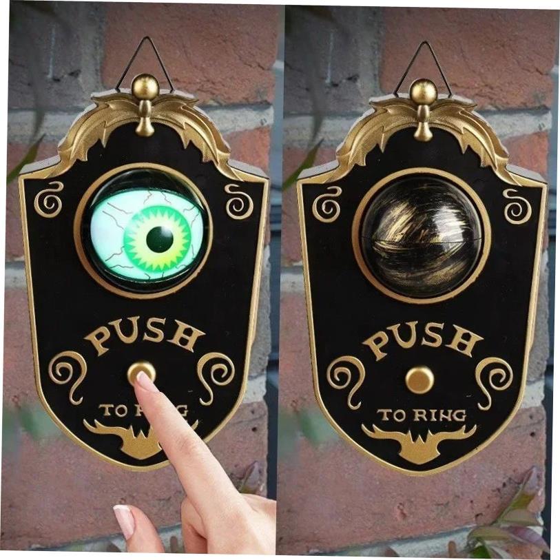 Halloween Decoration Spider Doorbell Horror Props GhostS Da