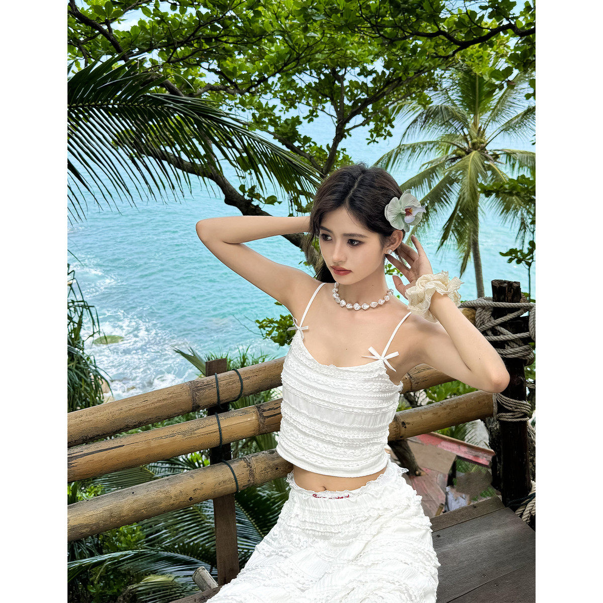 绝美夏外穿设计感度假辣妹无袖内搭美背抹胸短,女装/女士精品,背心吊带,淘宝优惠券,粉丝福利购,淘宝优惠卷