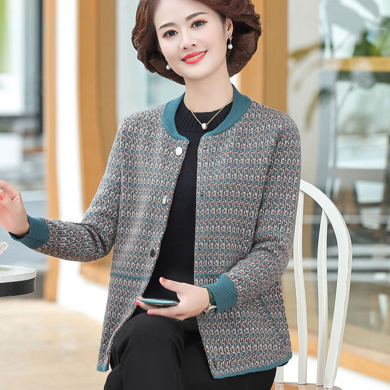 中年妈妈装秋装洋气50岁中老年人春秋装短款开衫,女装/女士精品,中老年女装,淘宝优惠券,粉丝福利购,淘宝优惠卷