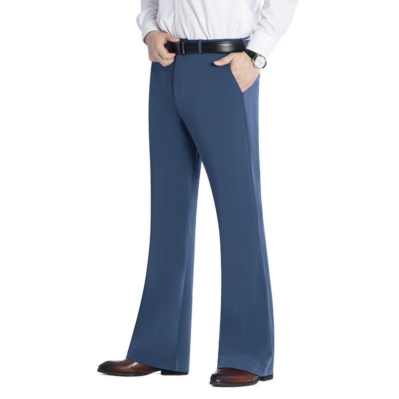 冰丝阔腿裤男夏季薄款商务休闲垂感百搭直筒裤男抗皱西裤潮,男装,休闲裤,淘宝优惠券,粉丝福利购,淘宝优惠卷