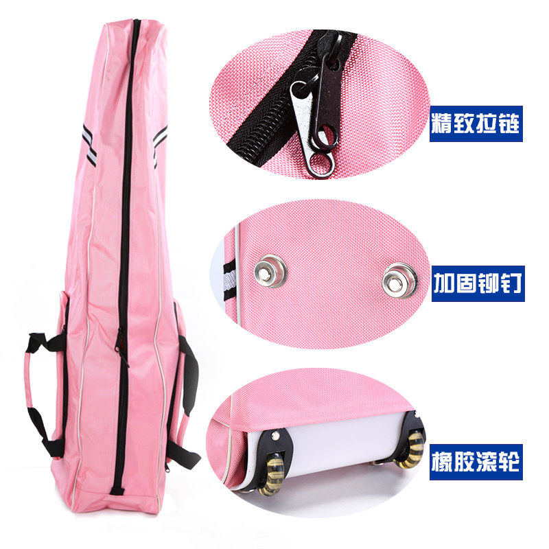 击剑器材成人儿童击剑包A型学生带小滚轮尼龙板材质 轻款小巧多色