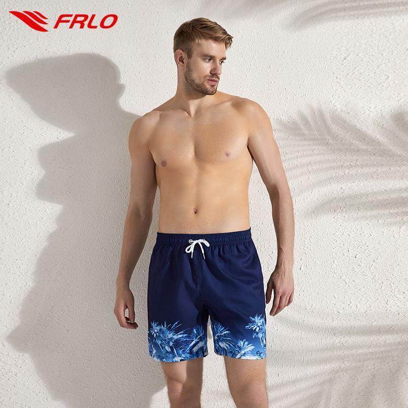 四大码宽松沙滩裤男速干可下水内衬分泡温泉游泳裤海边度假男士款