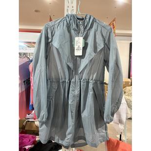 tan路皮肤衣女式 收腰衣值40 户外轻量风衣中长款