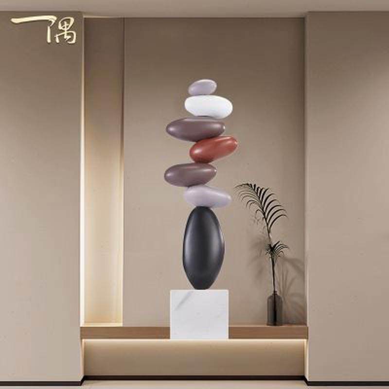 时来运转大型软装落地摆件侘寂风客厅电视柜沙发旁边乔迁新居礼品,家居饰品,落地摆件,淘宝优惠券,粉丝福利购,淘宝优惠卷