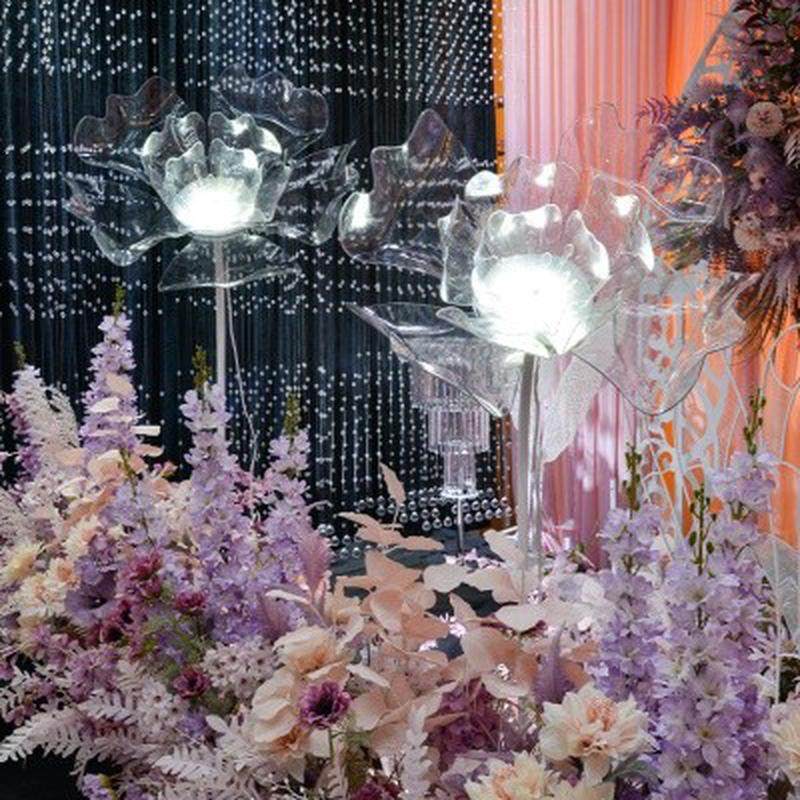 婚庆道具新款发光路引灯t台铁艺婚礼舞台场景装饰背景水晶花路引,节庆用品/礼品,路引,淘宝优惠券,粉丝福利购,淘宝优惠卷