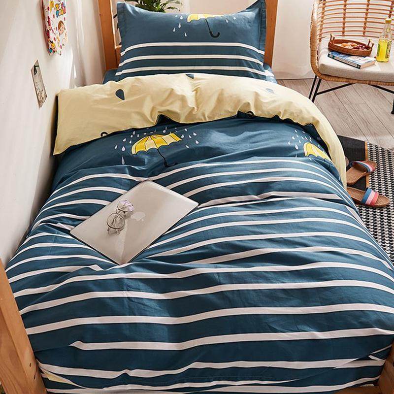 大学生宿舍床上三件套纯棉全棉床单被罩被套男女寝室上下铺套装六,床上用品,学生床品套件,淘宝优惠券,粉丝福利购,淘宝优惠卷