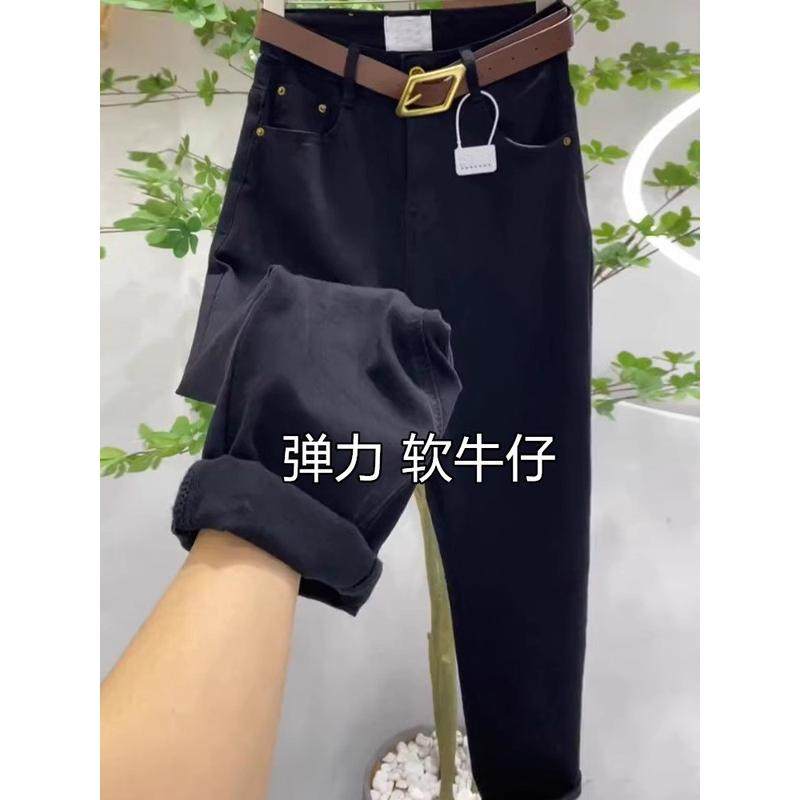 梨型身材大码黑色女春胖mm宽松显瘦萝卜老爹裤,女装/女士精品,大码裤装,淘宝优惠券,粉丝福利购,淘宝优惠卷