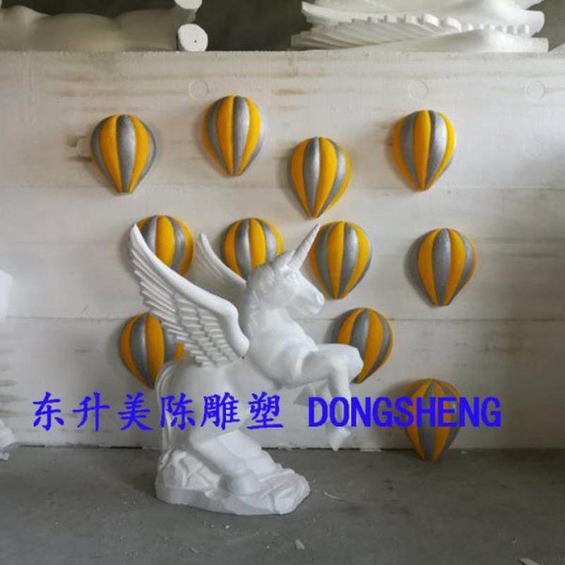 热气球泡沫雕塑定制欧式相框拱门雕花婚礼婚庆舞台道具橱窗摆件