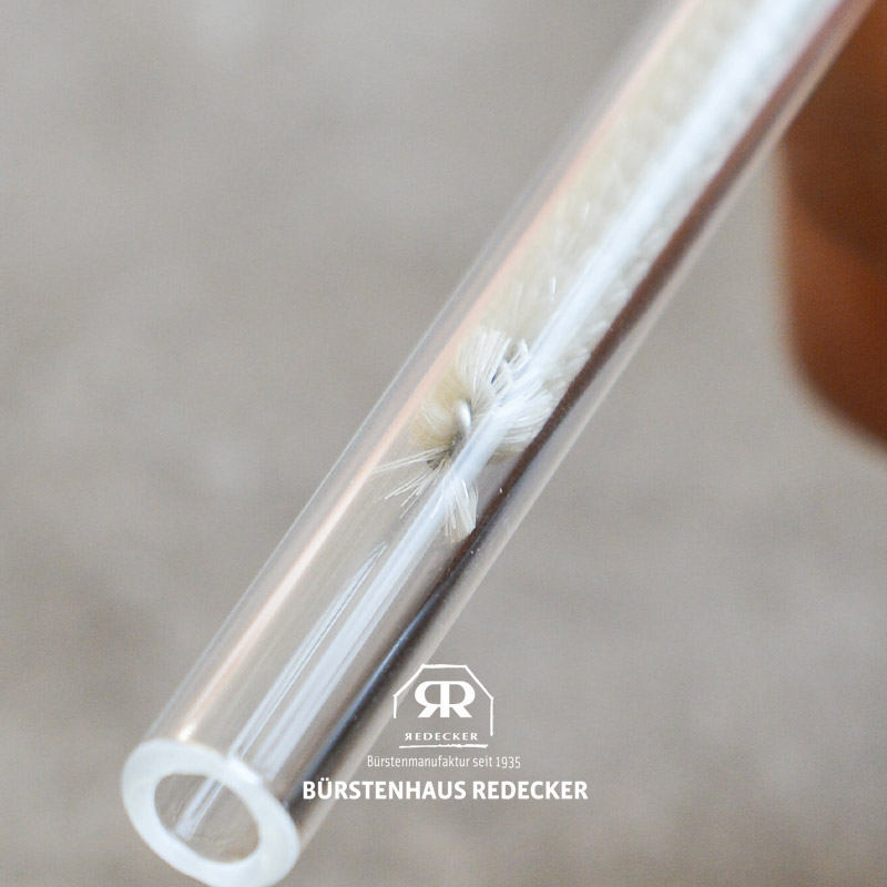 REDECKER德国山羊毛吸管刷子清洁刷加长清洗水杯奶瓶盖专用试管刷