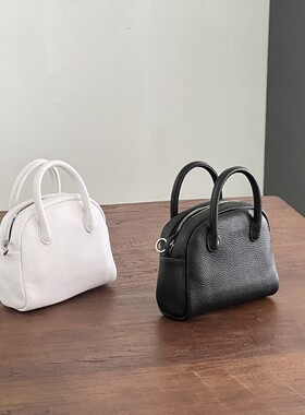 日本小众真皮枕头包波士顿AETA手提单肩斜挎包女高级感小众大容量