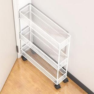 夹缝置物架收纳柜窄柜狭缝落地窄缝缝隙门后极窄超薄浴室靠墙窄款